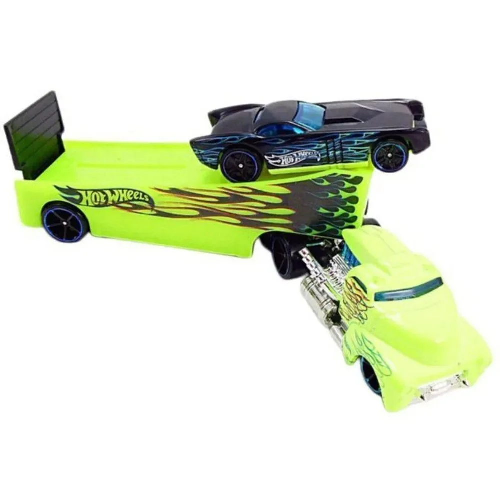 Hot Wheels Truck with Trailer Rock N Race